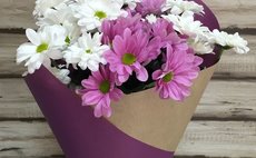 Букет из хризантем фото