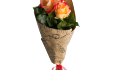 Букет из 3 роз  фото