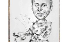 Шарж Черно-белый фото