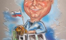 Шарж в технике пастель фото