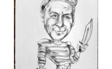 Шарж Черно-белый фото