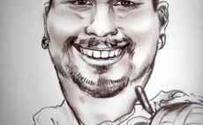 Шарж Черно-белый фото