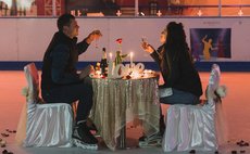 Романтическое свидание на катке фото