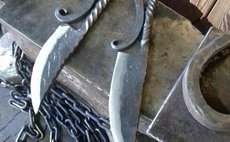 Кузнечный Мастер класс "Нож" фото