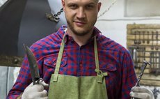 Кузнечный Мастер класс "Нож" фото