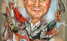 Шарж в технике пастель фото