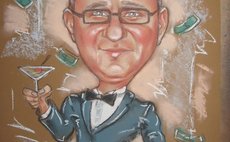 Шарж в технике пастель фото